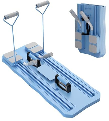 Pilates Board | Pilates Reformer Set | Plank Trainer Ab Roller | Pilates Reformer Gleitbrett für Zuhause | Reformer Pilates Gerät | Pilates Trainingsgeräte Übungs Bauchbrett