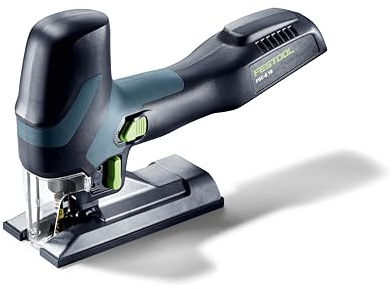 Festool Seghetto Alternativo a Batteria PSC-E 18 EB-Basic, 23mm Corsa, Batteria 18V, Leggero 1,7kg