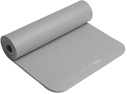 Yogistar Fitnessmatte Gym Fitness-/gymnastikmatte, Grey, 10 mm