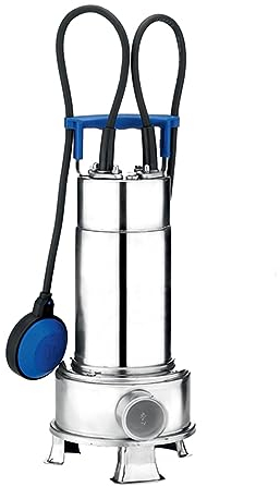 Ebara série Right 100 mais Pompe électrique monophasé submersible pour eaux chargées en Aisi 304 avec galleg