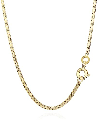 NKlaus 40cm Venezianerkette 333 Gelbgold 8 Karat elegante Halskette filigrante Breite 1,4mm Collier 4,6g schwer 9327