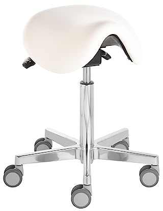 Prova Nova GmbH Sattelhocker docy Lugano Design AluFußkreuz und Markenrollen