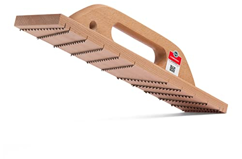 COMENSAL® Raspelhobel für Porenbeton und Put XXL - 12 Präzise Angebrachte Klingen - Raspelhobel für Porenbeton - Made in EU - 470x90mm