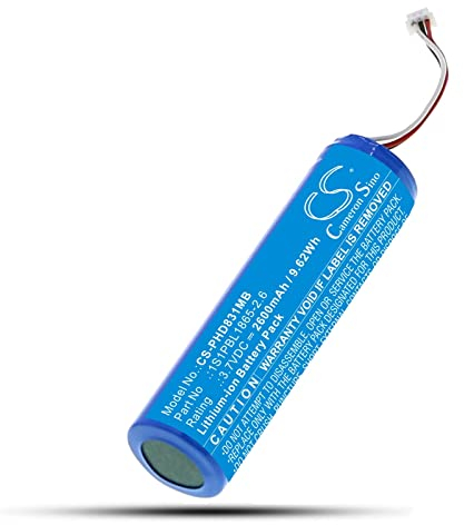 3.7V 2600mAh Ersatz Akku kompatibel mit Philips Avent SCD835/26 Avent SCD831 Avent SCD831/26 Avent SCD833 Avent SCD833/26 Avent SCD835