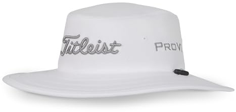 Titleist Unisex Tour Aussie Hat Schlapphut, weiß/grau, Einheitsgröße