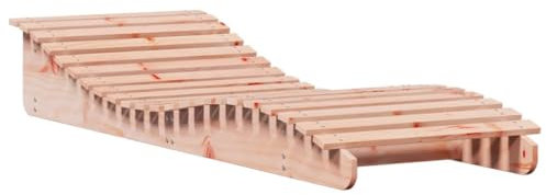 Chaise longue 205x70x31,5 cm bois massif de douglas
