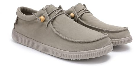 WALK IN PITAS | WP150 WALLABI Washed | Mocasines de Hombre | Náuticos Casual | Zapatillas de Tela | Zapatos sin Cordones | Deportivas Casuales | Calzado de Walkinpitas | Tortola 44