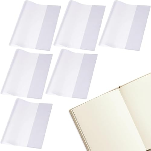 Copertine Per Quaderni Trasparenti,Copertine Per Quaderno In Plastica,Copertina Libri Scolastici,Copertina Del Libro Trasparente,Copertines Trasparenti Per Quaderni,Per Scuola,Casa,Ufficio,6 Pezzi