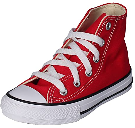 Converse Sneaker Mixte Enfant Chuck Taylor All Star, Red, 32 EU