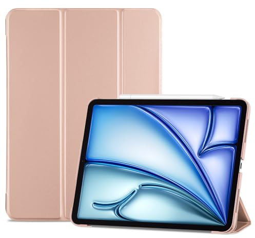 ProCase Hülle für iPad Air 11 Zoll M4/M3/M2 (2026/2025/2024), 11 iPad Air 8./7./6./5/4 Gen 10,9 Zoll (2022/2020) Schutzhülle Case Cover für iPad Air 11 -Roségold