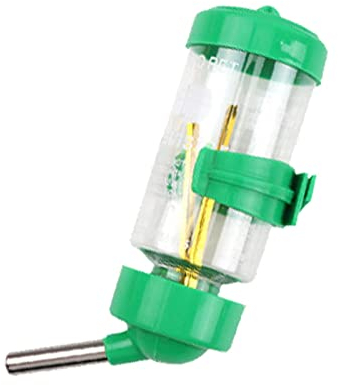 Kleintiertränke, Glas, 250 Ml Nagetier-Wasserspender Mit Edelstahlkugel Nagertränke Kleintiertränke Hasenflasche Hasentränke Hamster Trinkflasche Für Hasen Meerschweinchen Nager