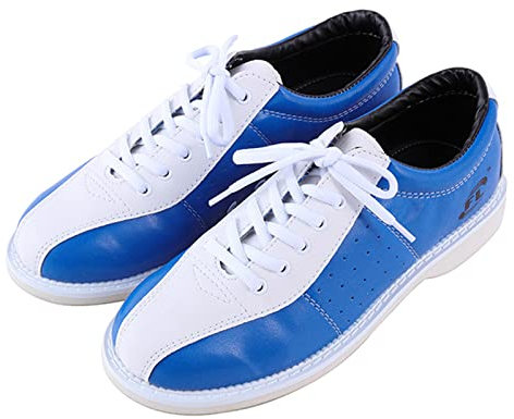 ZUNKY Unisex Bowling -Schuhe Weit Sitzende Rasenschalen -Trainer Leichte Schalen -Turnschuhe,Blau,43 EU