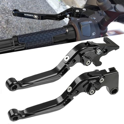 Z750 Moto CNC Leve Freno e Frizione Set Regolabile Leves per Kawasaki Z750 Z 750 2007 2008 2009 2010 2011 2012 2013-Nero