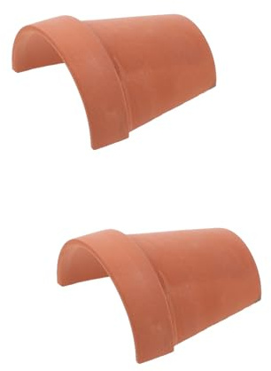 Yardwe Cachette Reptile en Résine Naturelle pour Terrarium Abri Et Plate-Forme Multifonction 3.94 X 3.94 X 3.94 in pour Tortues Lézards Grenouilles Décor D’Habitat