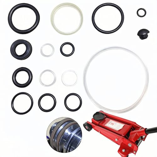 15-teiliges Wagenheber-Dichtungsset, 3-Tonnen-Wagenheber-Öldichtungs-Reparaturset, Auto-Reparaturwerkzeug, horizontaler 3-Tonnen-Wagenheber-Öldichtungs-Komplett-Set, Öldichtungsring-Zubehör,