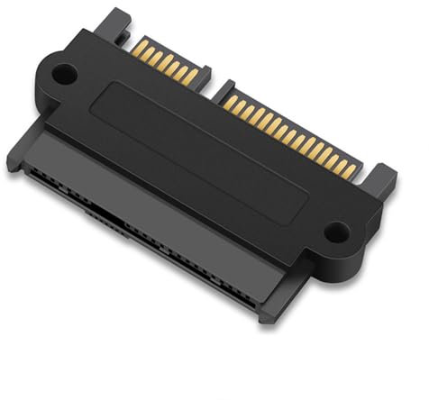 Generico Câble SFF-8482 - Adaptateur convertisseur d'unité, Connecteur de port d'alimentation | Adaptateur 15 broches pour la compatibilité des disques durs, Interface - pour connexion