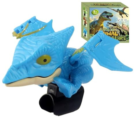 Dinosaurieformade dockor | Realistiska figurer för fingertopparna – små dinosaurieprylar, för påskpresentpåsar, alla dag, barn från 3 år, födelsedagsfester