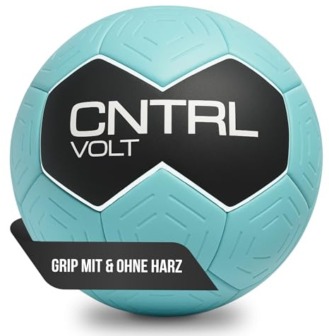CHAIZ CNTRL Volt Handball Blue, Resin-Free & Resin Suitable, Ultimate Ball Control & Grip, Top Training & Play Ball for Men/Women (Blue, 2)