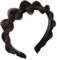 FRCOLOR Fischgräten-stirnband Geflochtene Stirnbänder Für Damen Zopfstirnband Schwarz Diadem Geflochtenes Zopf-stirnband Geflochtene Perücke Haarschmuck Fräulein Drei Aktien Harz Flechten