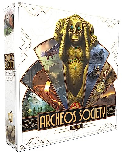 Asmodee Space Cowboys Archeos Society - brädspel - kortspel - brädspel - vuxenspel och barn från 12 år - 2 till 6 spelare - 60 min - svensk version