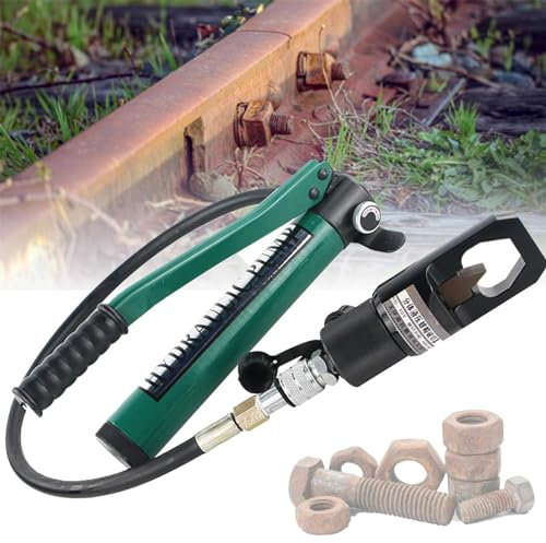 Cortador rompetuercas de 12 toneladas/16 toneladas,rompetuercas eléctrico,cortador de tuercas hidráulico tipo partido,divisor de tuercas hidráulico,con bomba manual y hoja pequeña,FYP-24