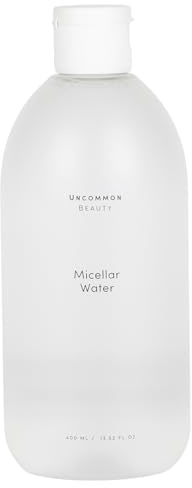 Uncommon Beauty Micellar Water - Two-in-One Gentle Cleanser and Makeup Remover - Removes Dirt and Oil for a Fresh, Clean Complexion - Vegan, Cruelty Free, Synthetic Fragrance Free, 13.52 FL OZ