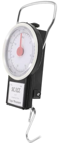 PRETYZOOM Balance Suspendue Portable et Pesage Polyvalent Jusqu'à 35kg pour Bagages en Plastique et Fer Mini Haute Précision pour Voyage