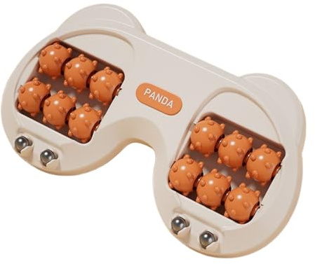 Krmoau Double rouleau de massage pour les pieds, appareil de massage d'acupunction pour les pieds, relaxation profonde des pieds, relaxation et amélioration de la