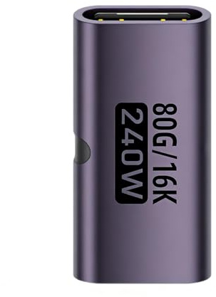 Honkontakt Till Honkontakt 240W Omvandlare | USB C Kopplare Hon Till Hon För Hemmabruk Konferens Resa Stationär Dator Laptop Arbetsplats Presentation