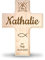 Taufkreuz personalisiert - Kinderkreuz mit Namen - personalisierte Geschenke zur Taufe - individuelle Taufgeschenke für Mädchen/Taufgeschenke für Junge - Geschenkideen zur Taufe - Holzkreuz