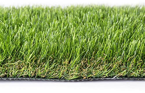 Andover 40mm Artificial Grass C Shaped Yarn Astro Turf Lawn Patio Balcony (5.5m x 4m)