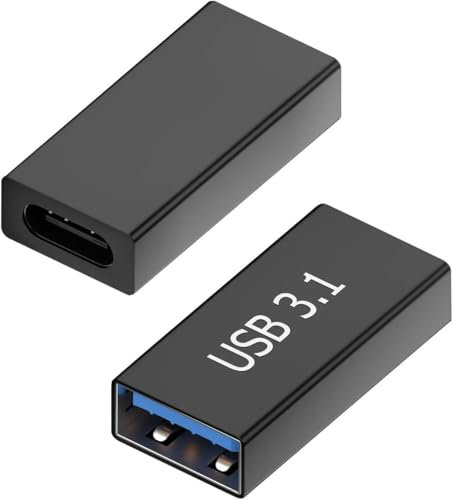 Adattatore USB Type-C a USB 3.0 Femmina, 2 Pezzi - Trasferimento Dati, Ricarica Veloce e Uscita Audio di Alta Qualità