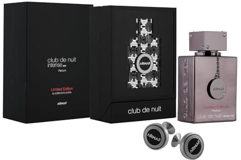 ARMAF Club De Nuit Intense Man begränsad utgåva ren parfym 105 ml med manschettknappar