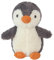 Zhlearda Kuscheltier Pinguin, 35cm Kuscheltier Pinguin Plüschtier für Kinder, Weicher Kuscheliger Pinguin Kuscheltier, Plüsch Kinder Kuscheltier, Grauer Plüschpinguin Geschenke für Mädchen und Jungen