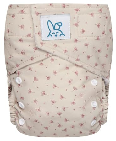 Bumbuns - Couche lavable à scratch TE1 - Blossom Chestnut - Insert intégré (Almond)