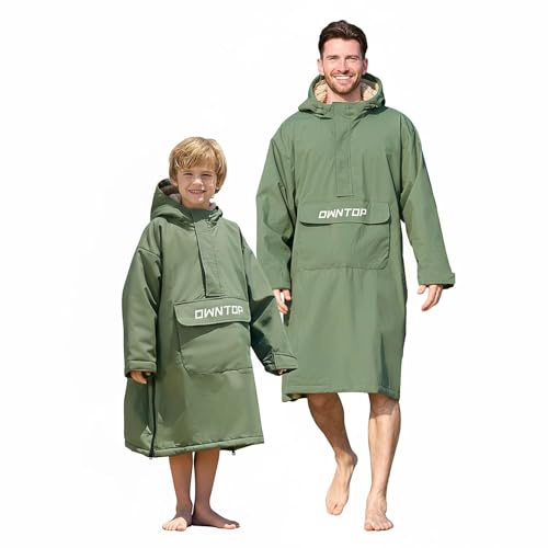 Owntop Swim Parka for Youth (Green, XS)