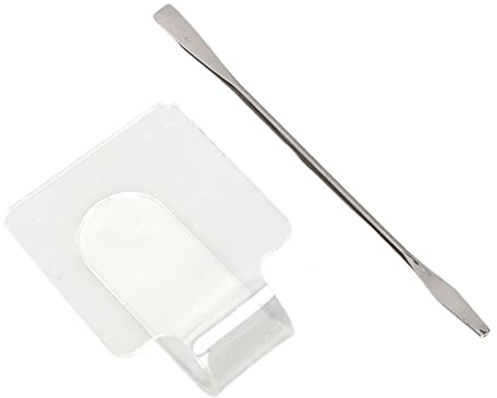 ZLXCAOB Palette de mélange Acrylique cosmétique Palette de mélange Transparente Ensemble de spatules Peinture Nail Art Palette de Couleurs mélangées