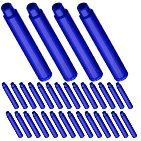 BETOOKY 100 Stück Hitzelöschbare Nachfüllbare 3,4mm Tintenpatronen für Füllfederhalter Schnelltrocknend Gleichmäßiger Tintenfluss Büro und Kalligrafiebedarf