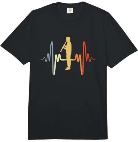 Clarinettiste Vintage Amoureux de la Clarinette Comfort Colors Adult Heavyweight T-Shirt