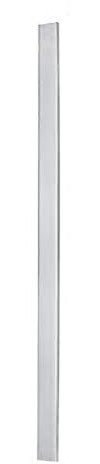 Barra de suspensión de acero inoxidable, tamaño montado: 80 cm de largo, 4 cm de ancho, 2 cm de profundidad