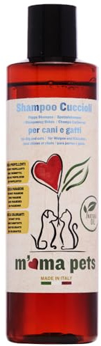 Mama Pets Shampoo Detergente Delicato per Cani e Gatti sia Cuccioli che Adulti, anche per Cute Sensibile o Arrossata, Ingredienti Naturali 250ml