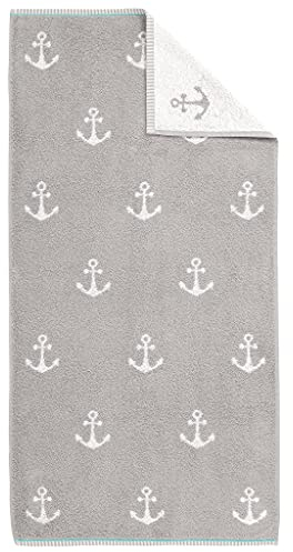 Dyckhoff Handtuch Maritim 'Nautic' 50 x 100 cm Kiesel