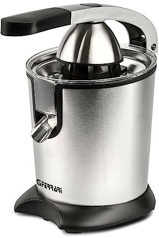 G3 Ferrari G20152 Spremiagrumi Ribera INOX, 85 Watt, 600 cc, Filtro INOX, Corpo INOX