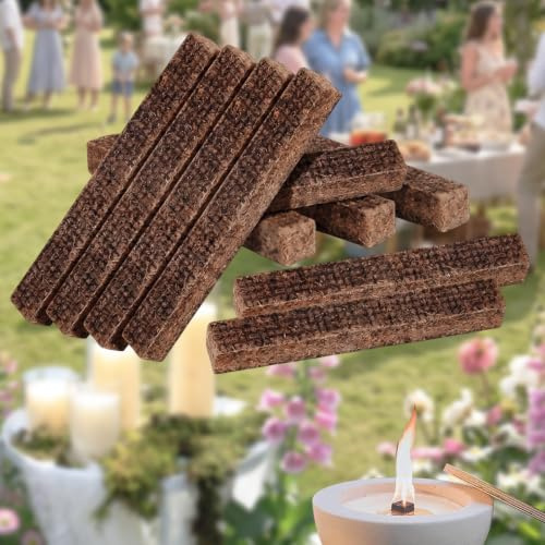 10er-Set Dauerdocht 10cm für Wachsfresser im Außenbereich - Dauerflamme