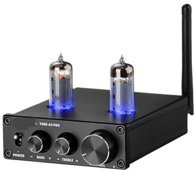 EBAYTV Amplificateur numérique, Audio A3 Pro 6K4 amplificateur de préamplificateur à Lampes préampli préampli à Lampes HiFi amplificateur à Tampon biliaire Haut-Parleur amplificateurs de Son
