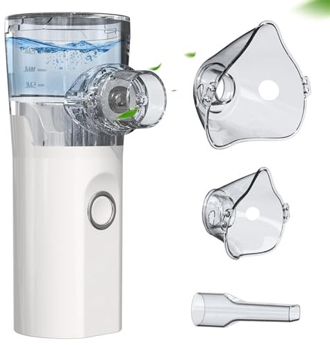 Portable Silent Aerosol, USB-C wiederaufladbare Ultraschall-Aerosol, Silent Ultraschall-Aerosol 2 einstellbare Modi Erwachsene und Kinder Aerosol Maschine