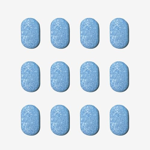 Splashproof Foam Sheild for Smart Toilet, Special Cleaning Foaming Agent Toilet Bowl Cleaner, Powerful Splash Resistant, Creating a Fresh & Comfortable Bathroom Environment, 12pcs ≈ 2 Bottles