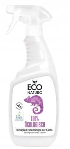 EcoNaturo - Flusso per la pulizia della cucina 750ml - Detergente per cucina - Sgrassatore cucina - Spray efficace per rimuovere grasso e incrostazioni in cucina - Płyn do czyszczenia kuchni