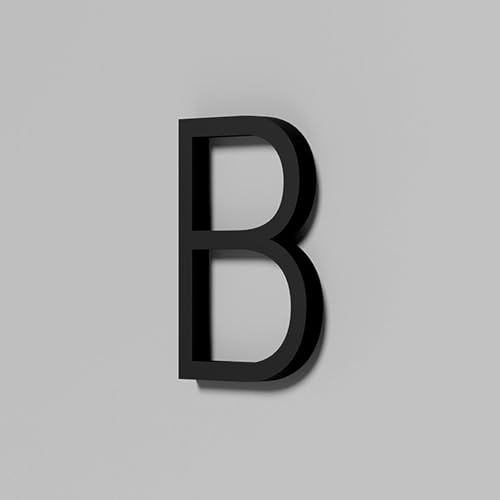 Autocollants Numéros Maison Autoadhésifs 2/3/4 Pouces, Numéro Porte En Acrylique Moderne, Panneau D'Adresse Boîte Aux Lettres En Or/Argent/Noir, Pour Appartement, Jardin, Café(Black B,2In)