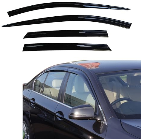 AUTO CLOVER Wind Deflectors Set for BMW 5 Series F10 2010-2016 (4 pieces)